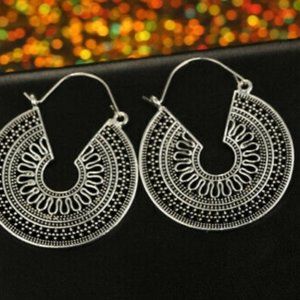 ***Sterling silver Tribal Earrings